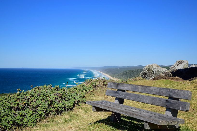 Bench near the beach by Frank's Awesome Travels