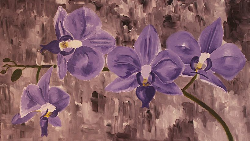 Purple orchids by pba-art