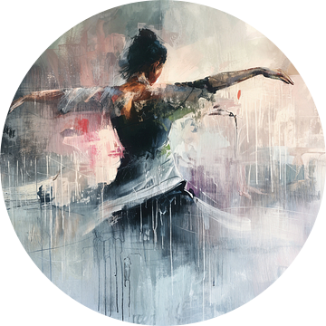Dancer in Abstract Motion