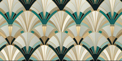 Art Deco Waaier Motief