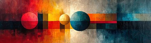 Moderne Geometrie | Hued Rhythm Dissection van Kunst Kriebels