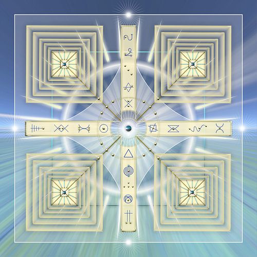 Energiemuster mit Lichtcodes