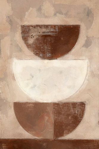 Gestapelde Stilte | Terracotta