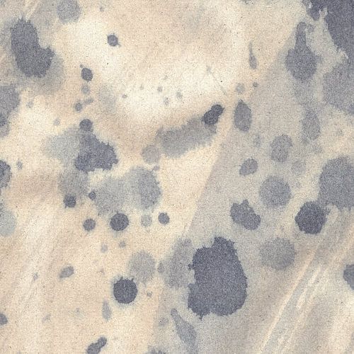 Wabi-sabi aquarel in neutrale tinten