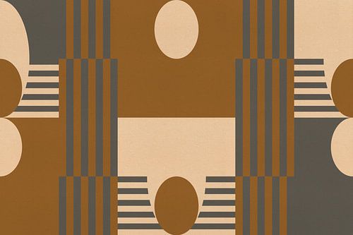 Retro Architectuur. Abstracte geometrische kunst IV