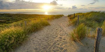 Sonne und Meer am Strand von Dirk van Egmond