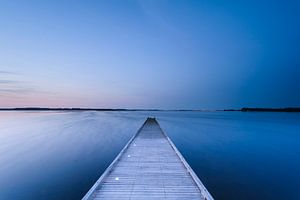 Jetée sur le lac Gooimeer sur Arjan Keers