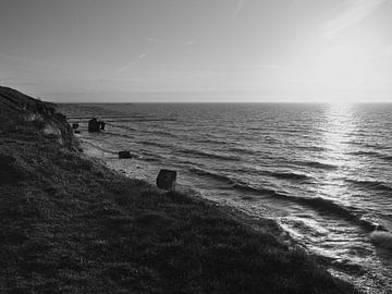 Sunset at Ahrenshoop cliff line