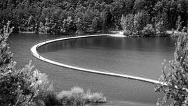 Schwimmbrücke von Terhills, Limburg, Belgien von Imladris Images