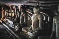 Grot Boeddha's in lotushouding van Eddie Meijer thumbnail
