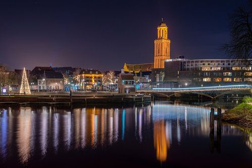 Cityscape of Zwolle with Peperbus