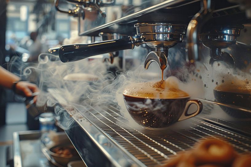 Kunst mit Kaffee von Egon Zitter