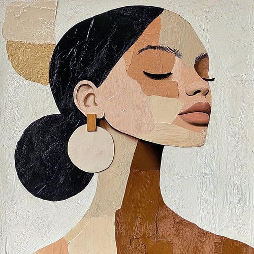 Sereen portret van een vrouw