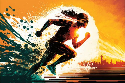 Unyielding runner heading for victory