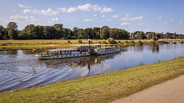 Raderstoomboot Pillnitz van Rob Boon