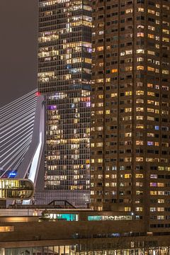 Rotterdam by Night van AdV Photography