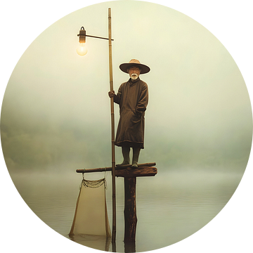 Oude licht visser van But First Framing