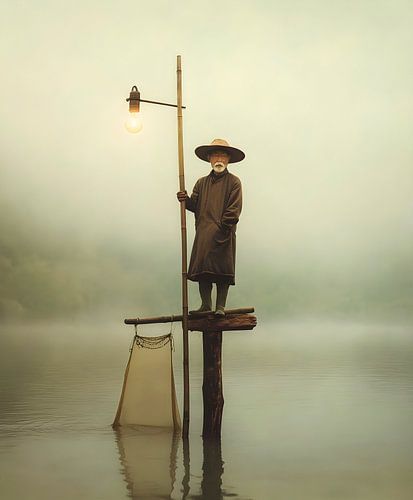 Vieux pêcheur léger