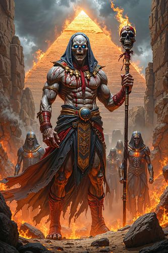NEKRATON - The Leader of the Undead before the Burning Pyramids