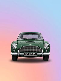 Aston Martin DB5 – Klassisches Poster von bob rendy
