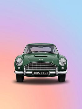 Aston Martin DB5 – Klassisches Poster
