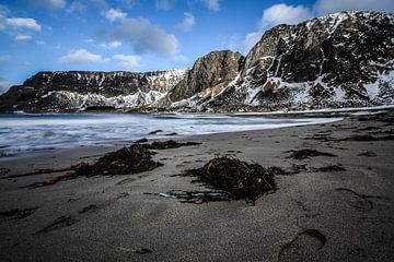 Plage d'Unstad sur Julia Schellig