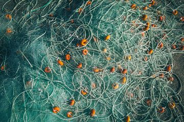Portugiesische Fischernetze von Bas Koster