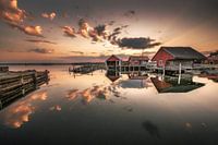 Little boathouse village