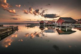 Kleines Bootshausdorf von Marc Hollenberg