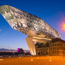 Hafenhaus, Antwerpen, Flandern, Belgien von Henk Meijer Photography