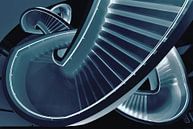 Escalier bleu, Henk van Maastricht par 1x Aperçu