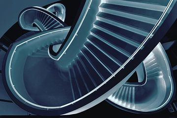 Escalier bleu, Henk van Maastricht sur 1x