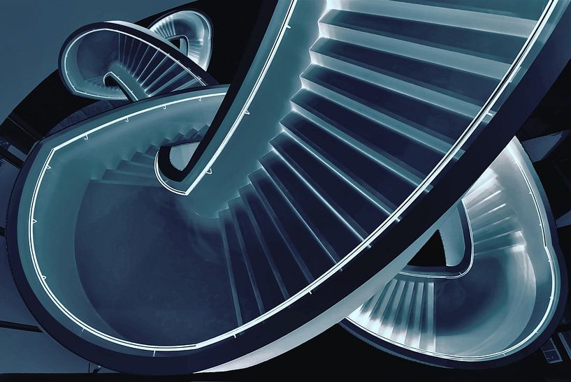 Escalier bleu, Henk van Maastricht par 1x