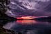 Coucher de soleil Suisse lac de Thoune sur Gig-Pic by Sander van den Berg