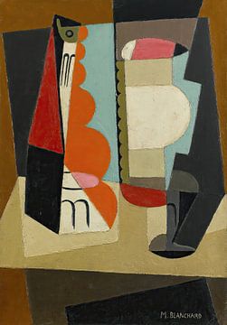 Maria Blanchard - Kubistisch stilleven (1917) van Peter Balan