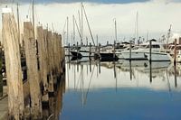 Hafen von Graauw im Abendlicht