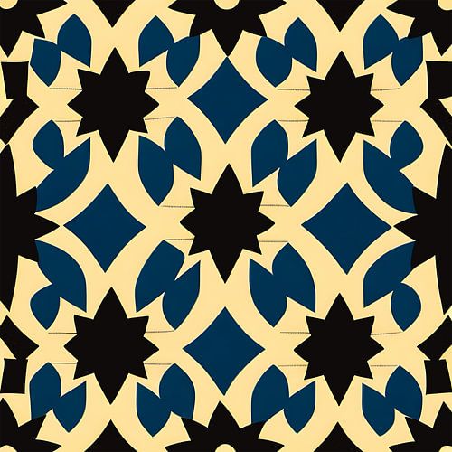 Afrikaans Geometrisch Etnisch Patroon