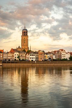 View of Lebuinus church in Deventer at sunset. by Kok and Kok