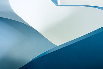 Staircase blue von Michael Schulz-Dostal