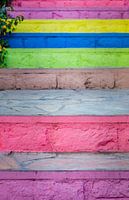 Colorful staircase