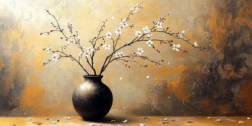 Rustic Japandi blossom