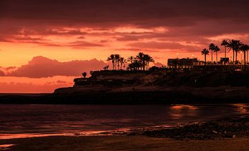 Coucher de soleil de Ténérife sur Joram Janssen