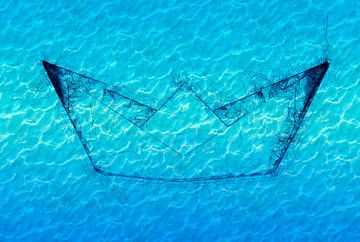 Paper folding ship
