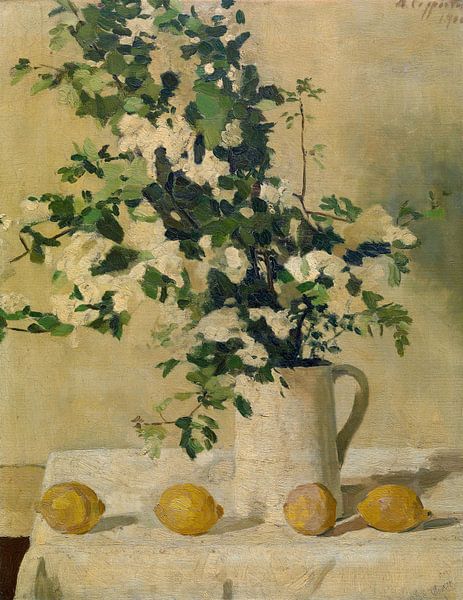Albéric Coppieters,Blumen und Zitronen von finemasterpiece