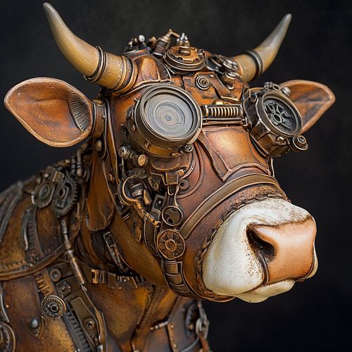 Steampunk-Kuh von Schwarzer Kaffee