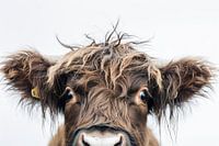 Grappig portret van een jonge schotse hooglander