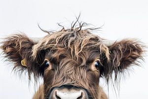 Lustiges Porträt eines jungen schottischen Highlanders