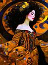 Beauty as a Digital Mosaic Contrast Painting by A.D. Digital ART thumbnail