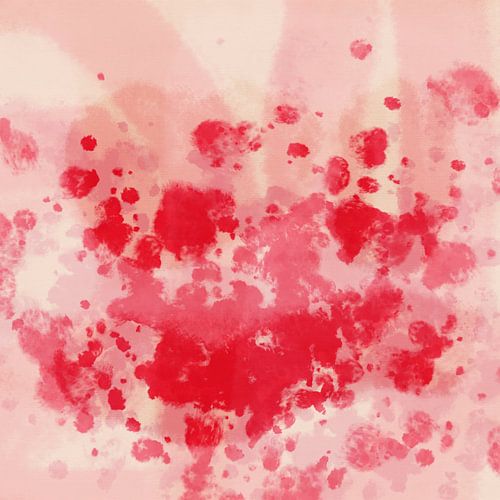 Art abstrait minimaliste aux couleurs vives