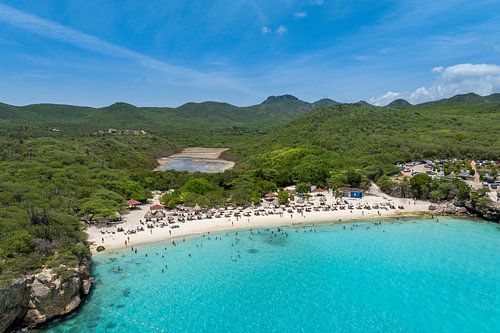 Curacao - Droneopname van Grote Knip